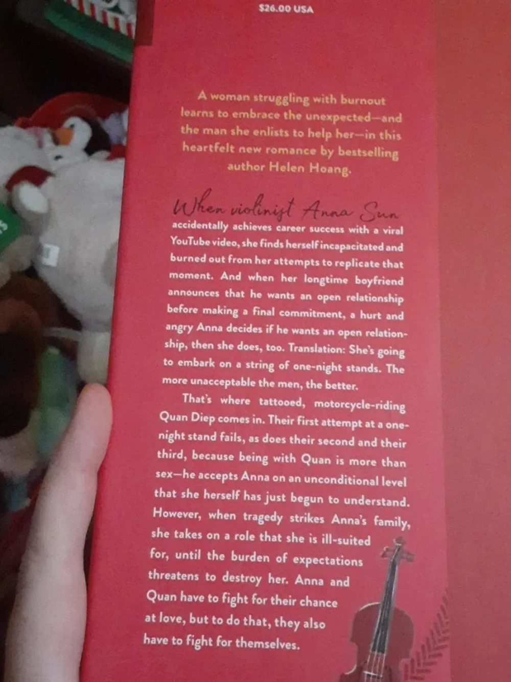 The Heart Principle by Helen Hoang - Red Coffee Table Book